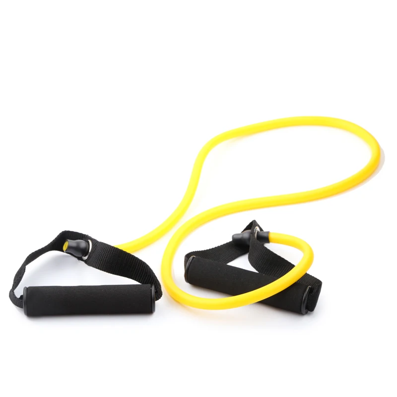 Фитнес Кроссфит Пилатес трубка для йоги тяга веревочная петля сила ралли тренировка Рука Упражнения Эспандеры - Цвет: Цвет: желтый
