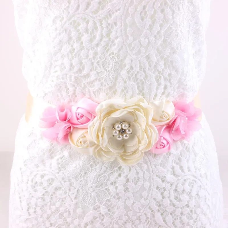 wholesale Maternity Sash Flower Sash Belt Bridesmaid Photo Prop Baby