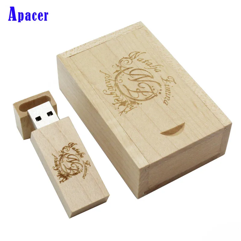 Apacer wooden+Box Logo Pendrive Card Usb Flash Drive 4GB 8GB 16GB Wood Pen Drive usb Stick Apacer wooden+Box Logo Pendrive Card Usb Flash Drive 4GB 8GB 16GB Wood Pen Drive usb Stick