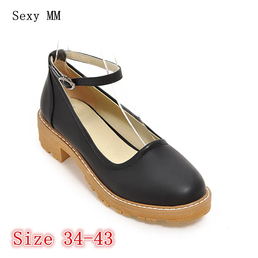 

Women Loafers Low Heel Office Shoes Slip On Loafers Woman Career Shoes High Quality Plus Size 34 - 40 41 42 43
