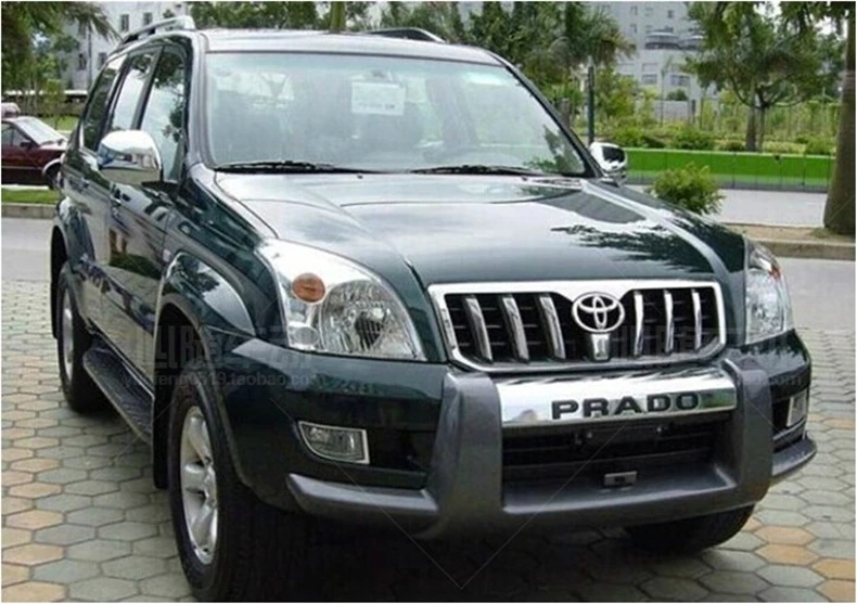 Защита переднего бампера для Toyota LAND CRUISER PRADO 120 2003.2004.2005.2006.2007.2008.2009 Высокое качество авто бампер пластина