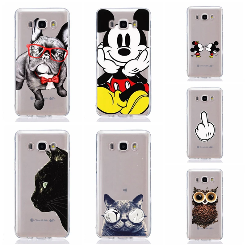 For Samsung Galaxy A3 A5 2016 2017 A300 A320F A510 A520F TPU Colorful Soft Cat pattern Painted Design Cover Case Fundas F301 |
