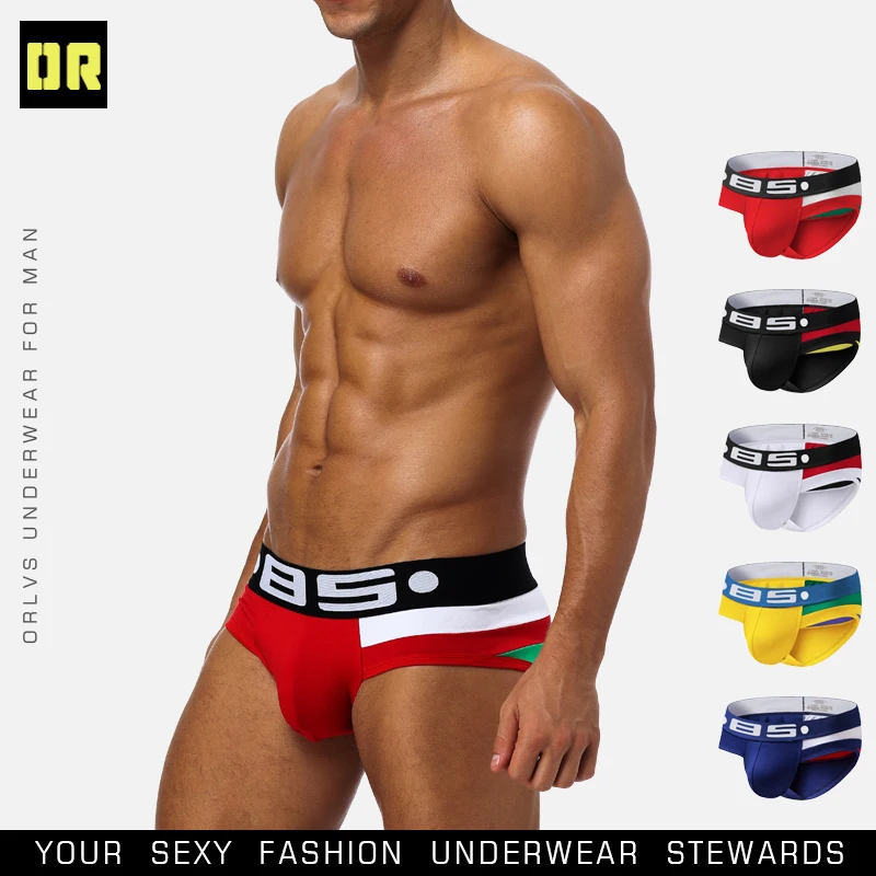 BS Новое сексуальное нижнее белье мужские трусы сuecas slip homme Трусы Короткие в