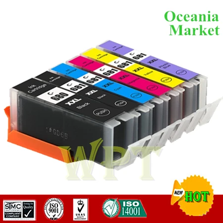 Совместимый картридж с чернилами для Φ PGI680xl CLI681xl Canon PIXMA TR7560/TR8560/TS6160/TS8160/TS9160 [Oecania] |