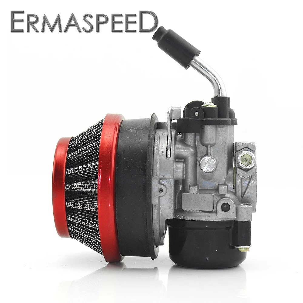 

Motocross Carburetor Carb Carby with Red Air Cleaner Filter Universal for Minimoto Mini Quad ATV 37 50 80cc Two Stroke Engine