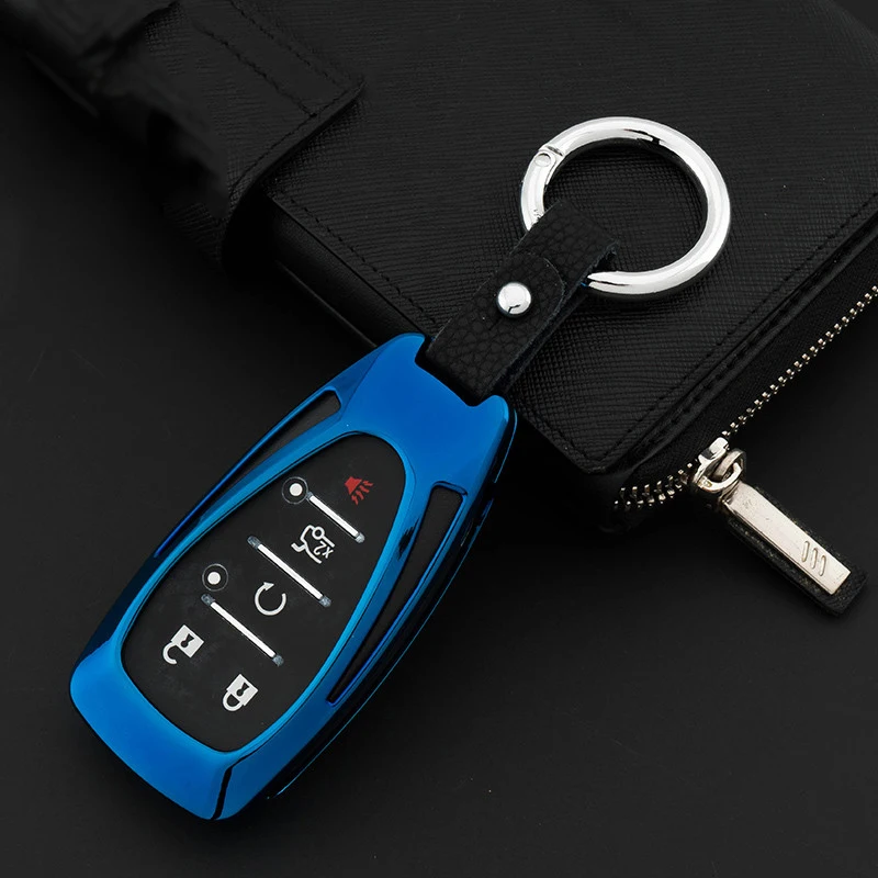 5Buttons-Zinc-Alloy-Leather-Smart-Car-Key-Cover-Case-Shell-Protector-FOB-For-Chevrolet-2016-2017(1)