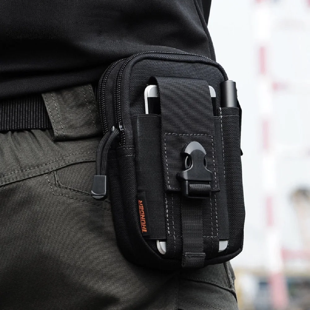 

Men Women Waist Phone Bag Case for iPhone For Samsung Waist Pack Hip Pouch Belt Zipper Bags