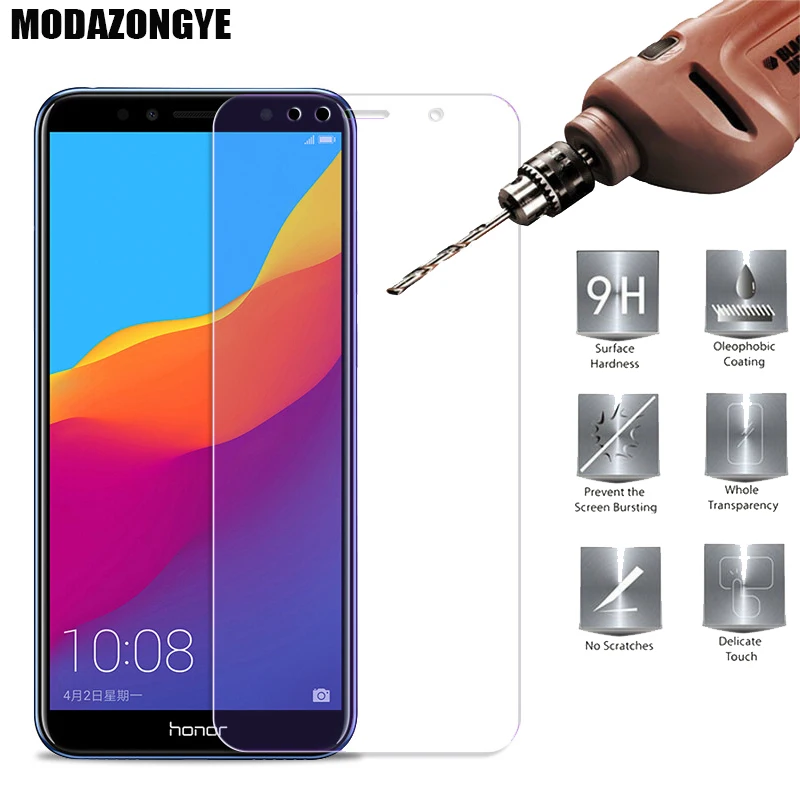 Screen Protector Huawei Honor 7A Tempered Glass 7 A DUA-L22 Russian Version Protective Film 5.45&quot | Мобильные телефоны и