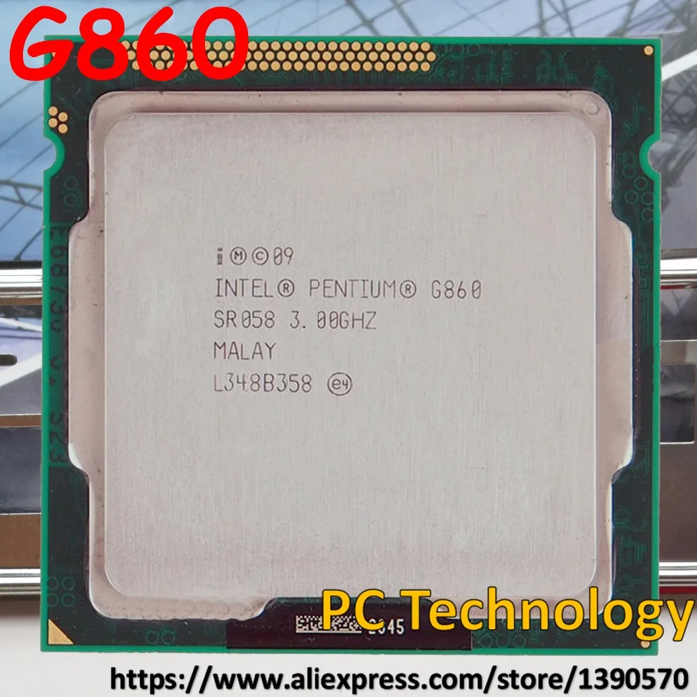 Original-Intel-G860-Pentium-G860-Dual-Core-3-0GHz-3MB-Cache-Socket ...