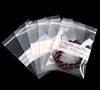 100PCS PE Clear Plastic Writing Ziplock Packaging Bag DIY Thick Antioxidant Jewelry Date Note Food Snack Spice Storage Pouches 5