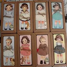 30 листов Милые Детские Девочки канцелярские закладки для книги, милые высококачественные бумажные зажимы школьные канцелярские принадлежности