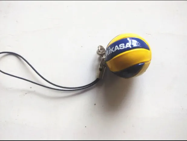 Спортивный пляжный волейбол пвх брелок для ключей футбольный пляжный мяч брелок подарки на день рождения - Цвет: color 17