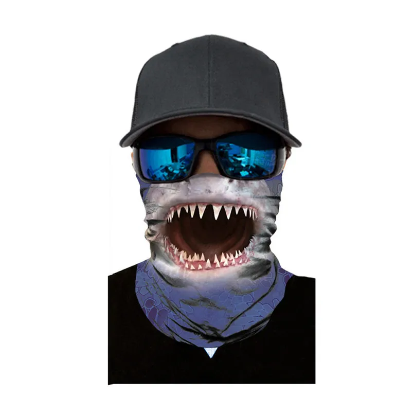 Balaclava Face Mask Cycling Motorcycle Ski Neck Warmer Scarf 3D Animal Magic face mask Men Head Bandana Scarf Sun Mask (12)