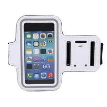 Спортивный чехол на руку для мобильного телефона белый, оранжевый, серый, синий, черный