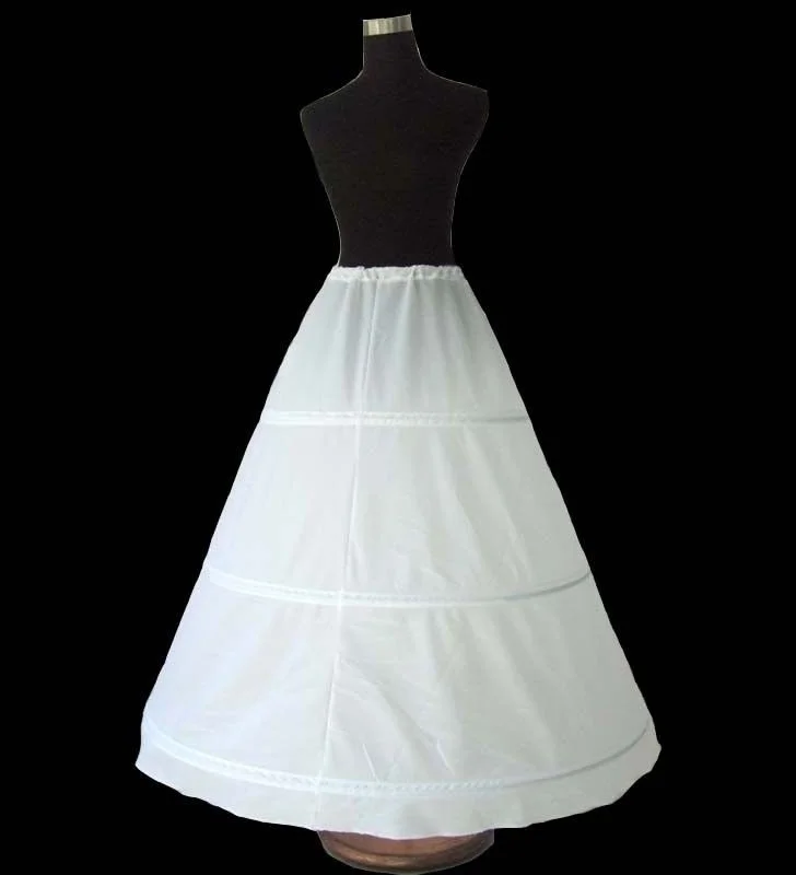 

Underskirt/Petticoat/Crinoline for Ball Gown Dress with Train 3 Hoop