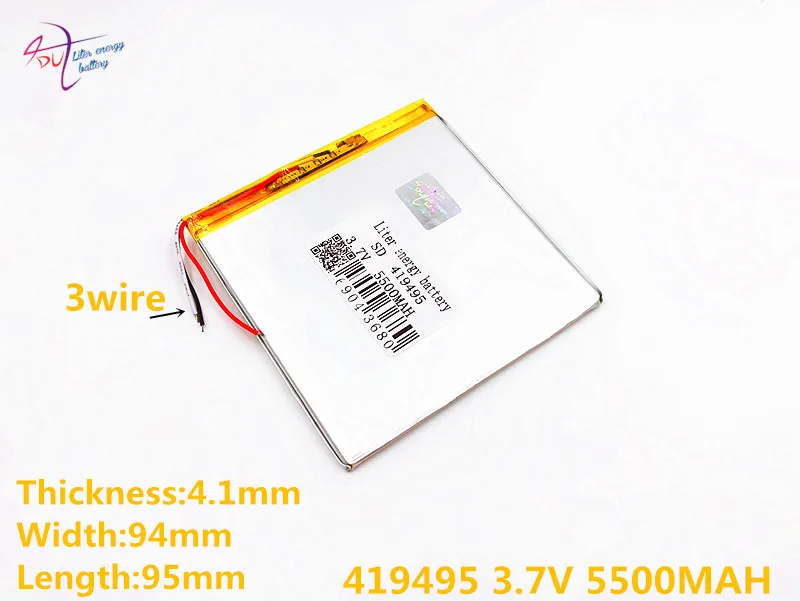 3 line Liter energy battery The tablet Rechargeable