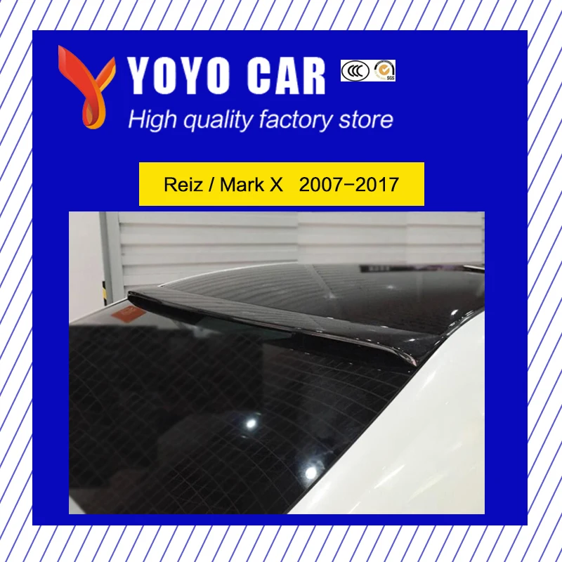

Hot sale ABS primer black white color car roof spoiler for Reiz / Mark X 2007 -09 2010 2011 2012 13 14 15 16 2017