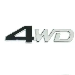 Dsycar 3D металлический 4WD четырехколесный привод наклейка с эмблемой автомобиля значок для универсальных автомобилей мото велосипед