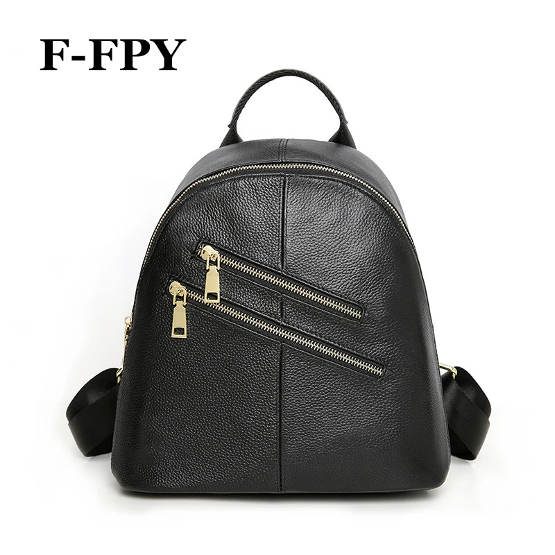 

Female Travel Backpack Girls School Backpacks Casual Ladies Rucksack Fashion Soft Genuine Cow Leather Women Shoulder Tote Bags