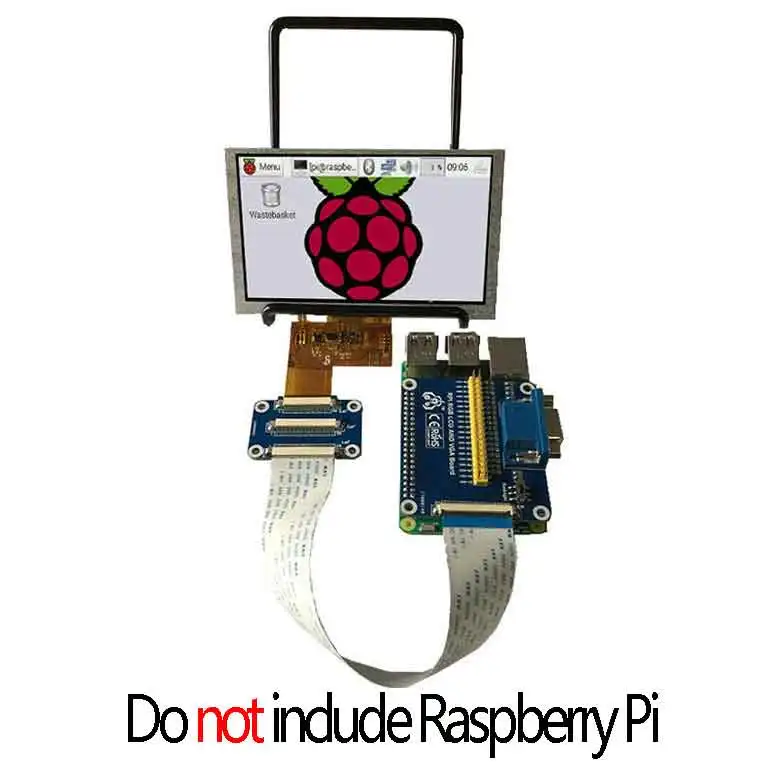 Raspberry Pi 5-дюймовый ЖК-дисплей 5 дюймов и VGA разъем dpi драйвер