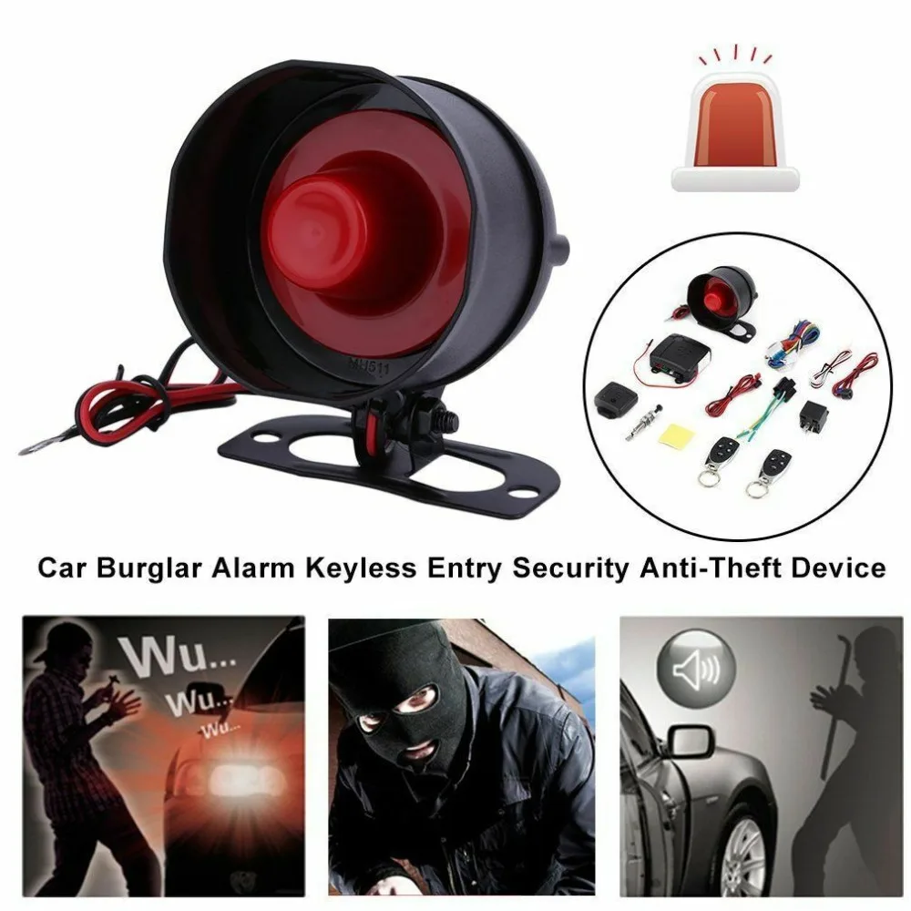 NQ700 Universal 1-Way Car Alarm Security System