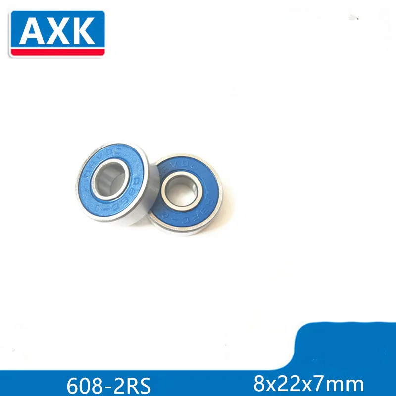 608-2RS 608RS 608rs 608 rs шарикоподшипники 8x22x7 мм ABEC-9 синие резиновые уплотнения