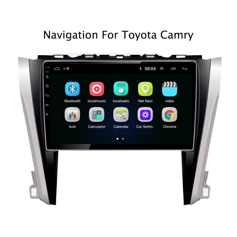 Best 10.1" 2.5D IPS Android 8.1 Car DVD GPS Player For Toyota Camry 2015 2016 Car Radio Stereo Head Unit with Navigation 2 Best 10.1" 2.5D IPS Android 8.1 Car DVD GPS Player For Toyota Camry 2015 2016 Car Radio Stereo Head Unit with Navigation 2