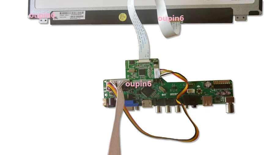  Remote EDP adapter Controller board kit VGA USB Audio HDMI TV LED AV For B156HTN03.8 LCD 1920X1080 
