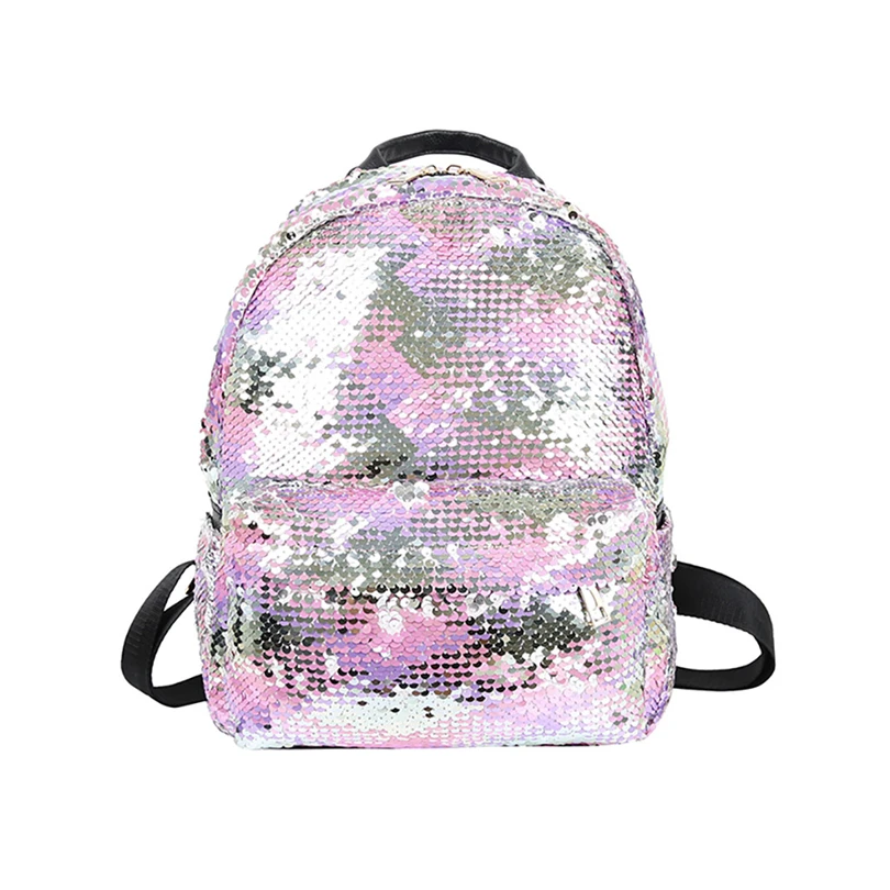 

AOTIAN New Women Girls Sequins Backpack Leisure School Bookbags Wild Leather Backpack Ladies Casual Bags For Teenagers A30