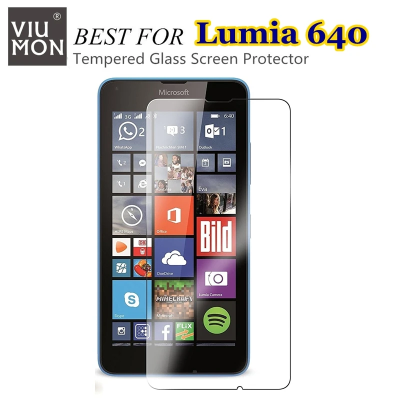 Закаленное стекло для Microsoft Lumia 640 LTE Dual SIM Защита экрана Nokia 5 0 &quotдюймовая защитная