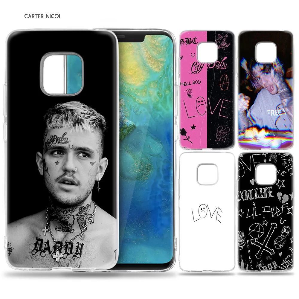 

Case for Huawei Mate 10 20 Pro P10 P20 P30 Honor 10 8X 8C 8A Lite P Smart Y6 Y7 2018 2019 V20 Lil Peep