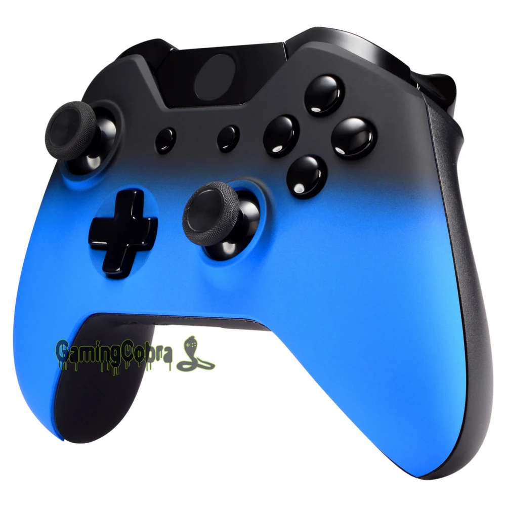 Shadow Blue Мягкий сенсорный Корпус Лицевая панель для Xbox One Стандартный контроллер-XOMSF18