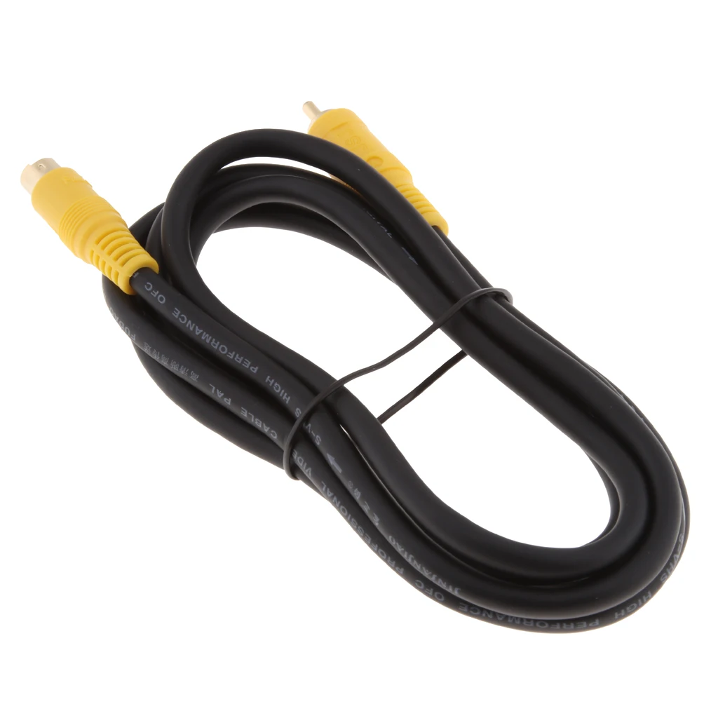 S-Video 4pin to RCA Male to Male TV Video Cable Adapter S terminal 