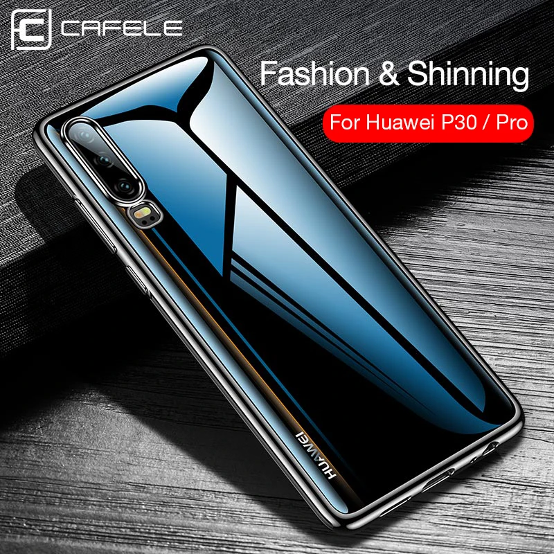 

CAFELE Soft TPU Case for Huawei P30 Pro Cases Ultra Thin Transparent Plating Shining Cover for Huawei P30 Foldable silicone Case