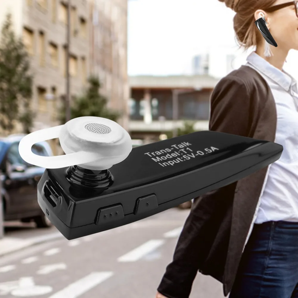 

Bluetooth 5.0 Wireless Earphone A2DP HFP Portable Smartphone Earphones with 28 Languages Real-time Simultaneous Translator