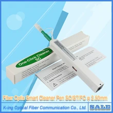 Волоконно-оптический очиститель SC один клик очиститель волоконно-оптический разъем инструмент для очистки 2,5 мм универсальный разъем волоконно-оптическая чистящая ручка