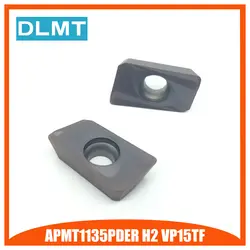 APMT1135PDER H2 VP15TF 10 шт Внешний Обращаясь Инструмент Твердосплавные вставки токарный резец инструмент токарный токарная пластина