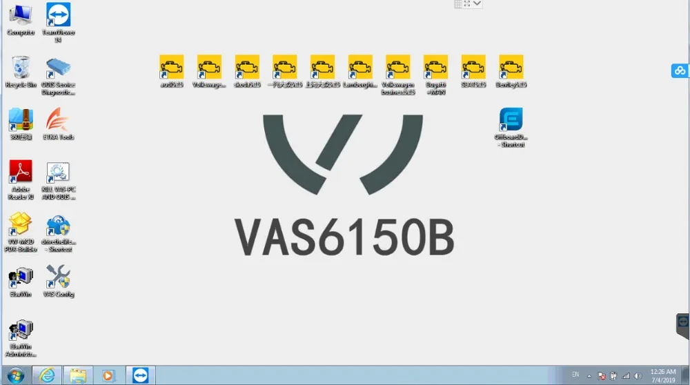 VAS 5054A VAS 6154 HDD SSD ODIS 5.1.5 EKTA 8,1 Elsawin 5,3 Engineer 9,04 установлен Поддержка до 05/ VAG для Vas6154