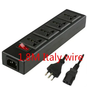 Черный 250v 10a 4 jack многофункциональный универсальный адаптер питания Выход PDU полоса монтажная плата удлинитель разъем шнур питания конвертер