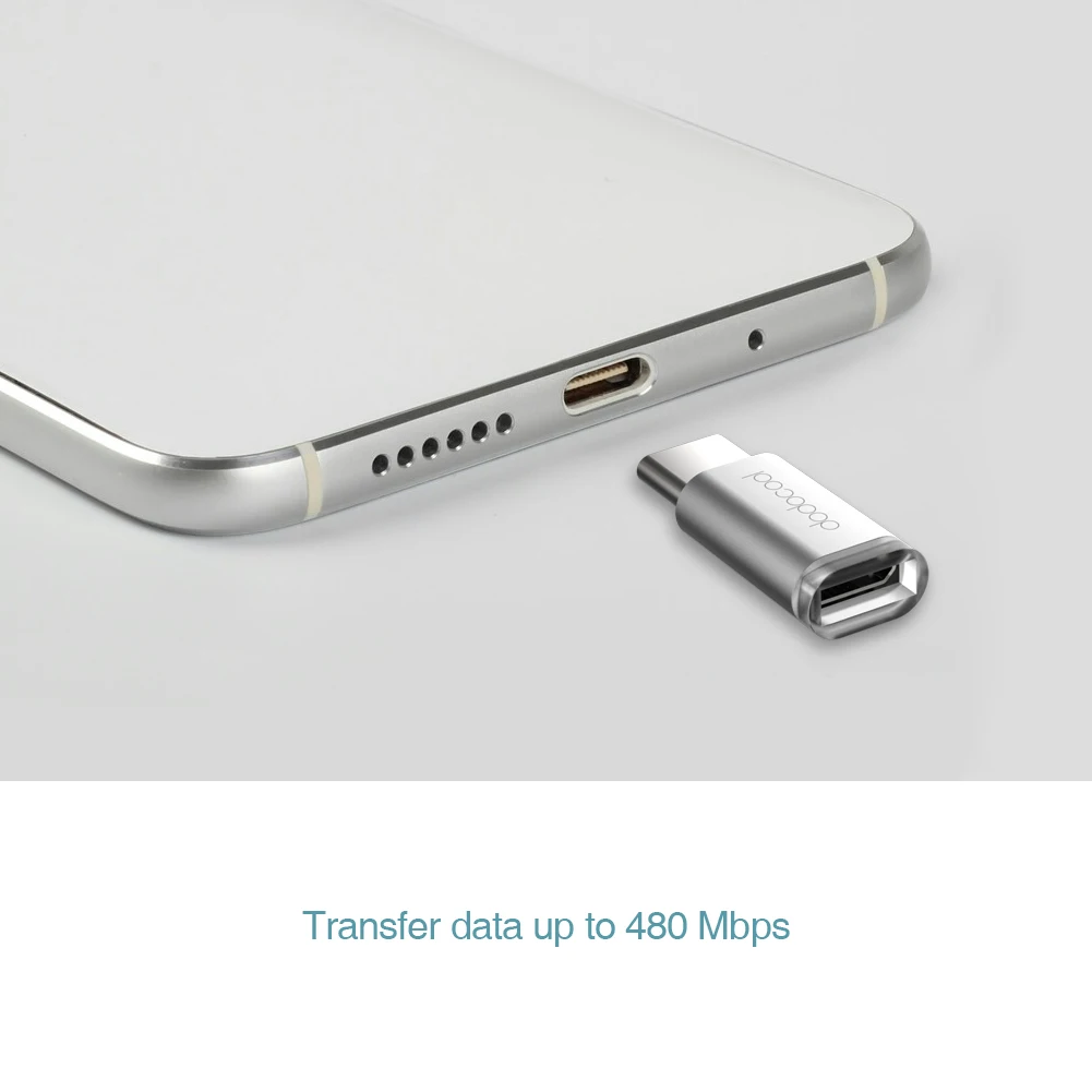 Dodocool usb type C type-C к Micro USB конвертер адаптер USB-C для Xiaomi mi5 4S OnePlus Two 2 Nexus 5X6 P meizu pro 6 P9 Nokia