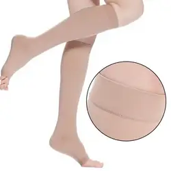 С открытым носком Гольфы Для женщин для похудения Корректирующее белье Leg Shaper плюс Размеры сексуальные чулки гольфы Для женщин