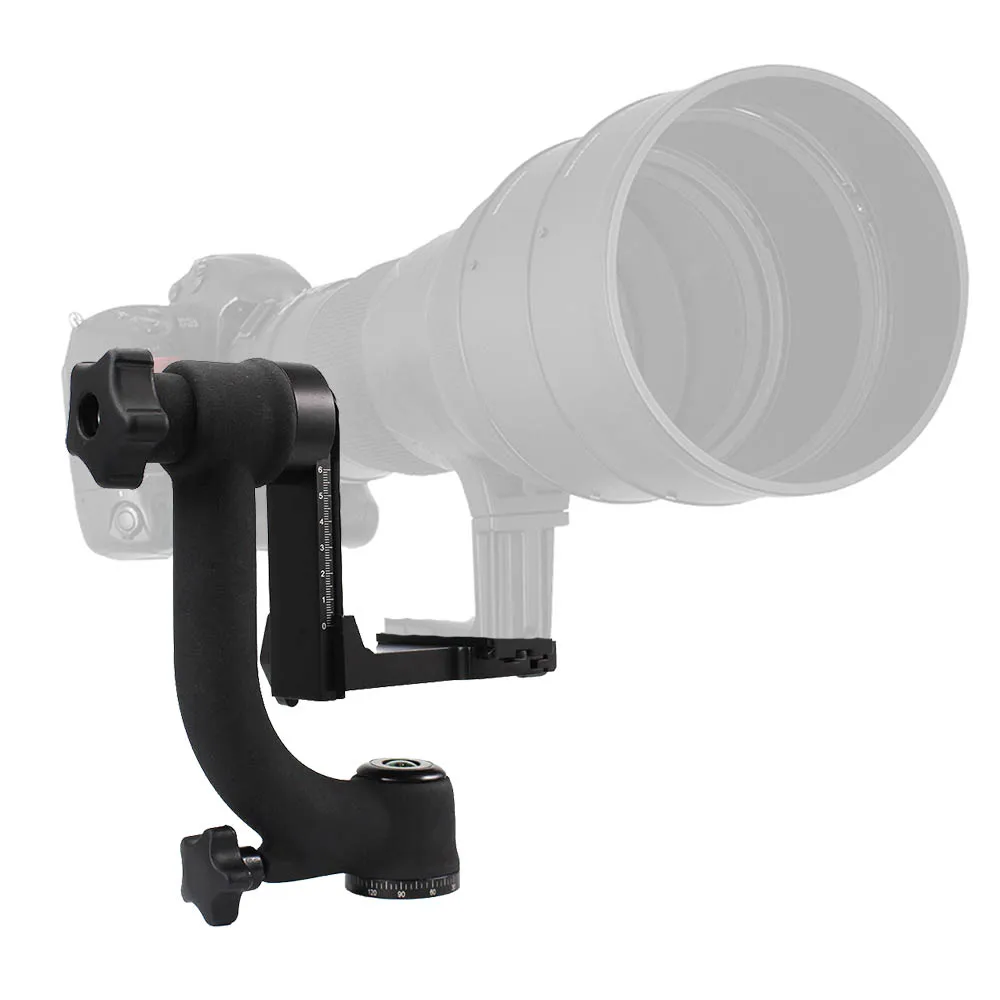 Kolivar Professional Heavy Duty Metal Gimbal Tripod Head For Camera