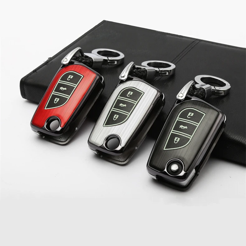 luminous Car Remote key case For Toyota Auris Corolla Avensis Verso Yaris Aygo Scion TC IM keychain Concise Durable