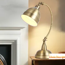 Nordic промышленного ретро кованого железа Кабинет Настольная лампа, материал: железо, E27, размер: w16cm* H50cm, AC110-240V