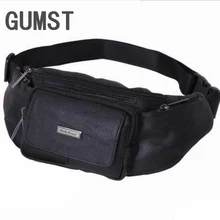 Модная Мужская поясная сумка из натуральной кожи для мужчин, винтажная сумка из воловьей кожи, маленькие кожаные сумки для мужчин M8305