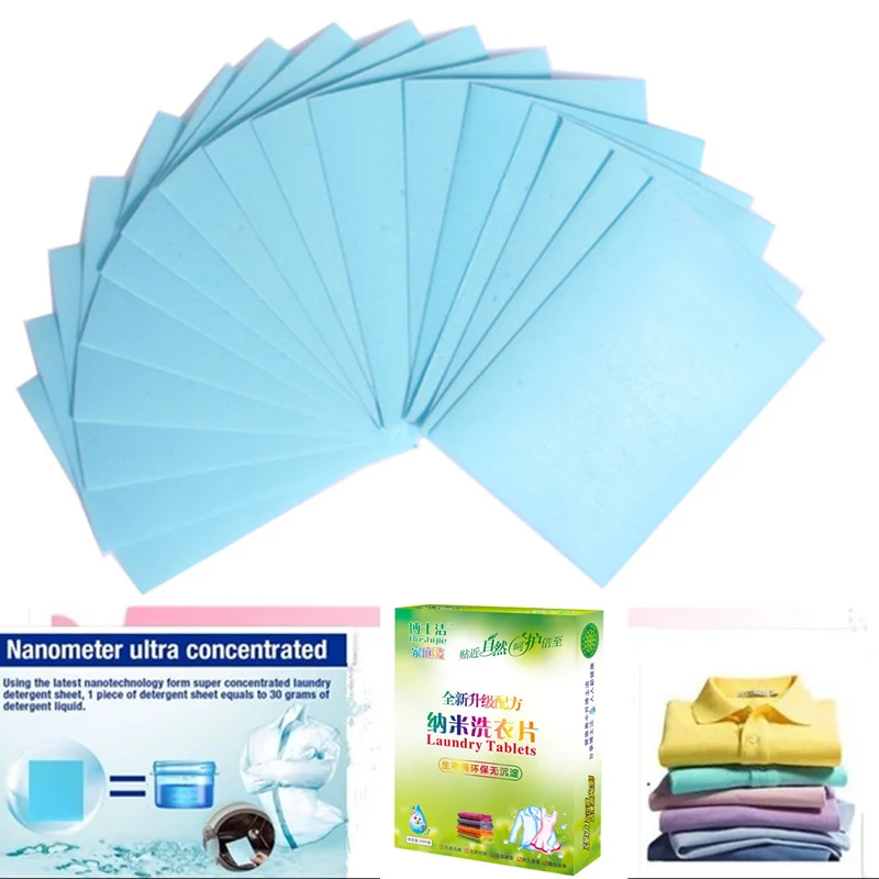 New Formula Laundry Detergent Sheet Super Concentrated Washing Powder