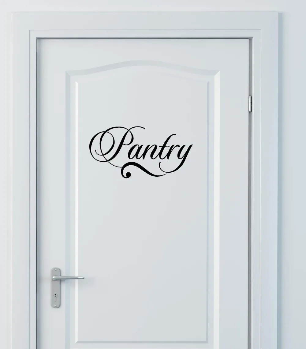 Pantry Vinyl Wall Sticker Home Art Words Sayings Wall Decals For Home