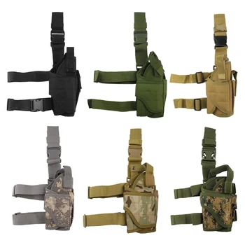

Adjustable Tactical Nylon Gun Holster Leg Pistol Holster Pouch Airsoft Outdoor Hunting Holster Pouch HT31-0009