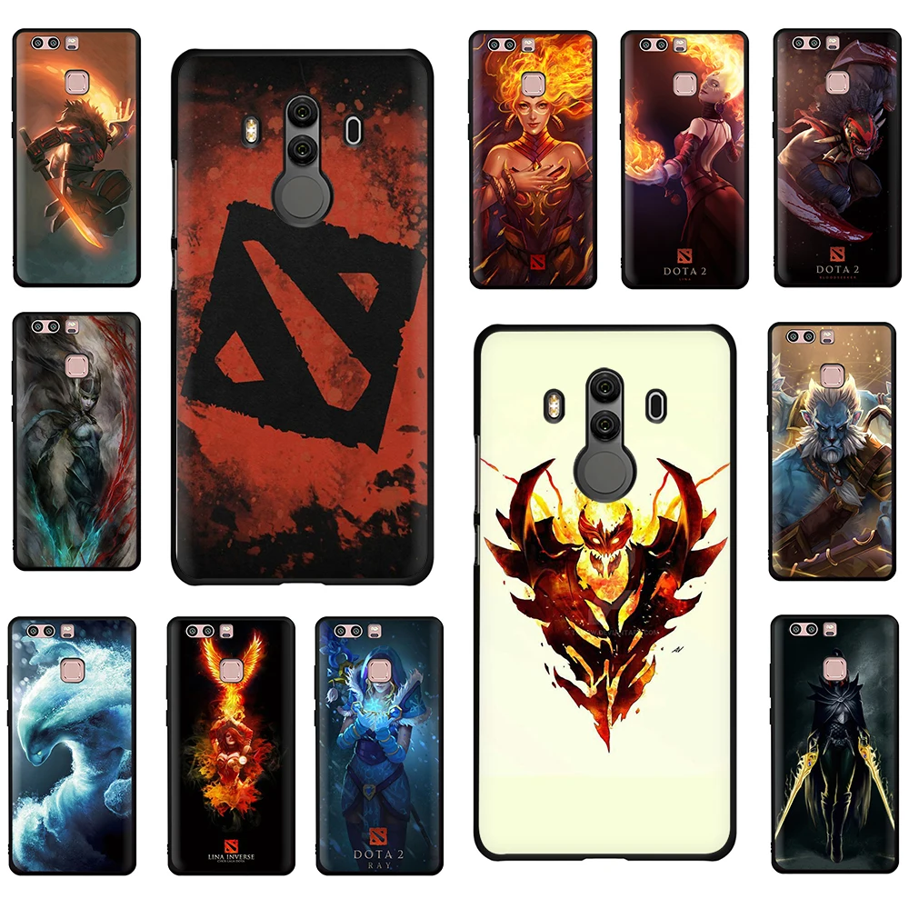 Dota 2 Heros Мягкий силиконовый чехол для телефона Huawei P8 P9 P10 P20 Mate 10 20 30 Pro Lite Plus Mini P Smart Z