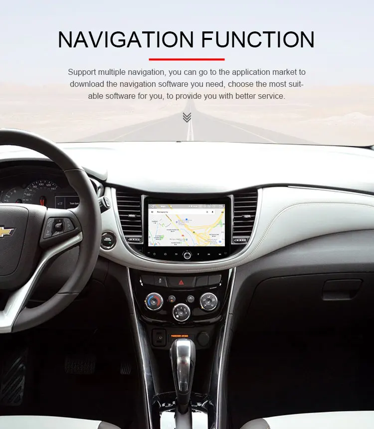 Best TOPBSNA Android 9.0 Car DVD Player for CHEVROLET TRAX 2017 GPS Navigation multimedia Player 1 Din Car Radio Stereo Headunit RDS 9